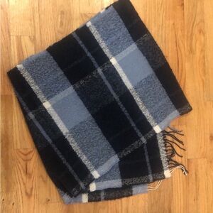 Aeropostale Blue and Black Plaid Scarf